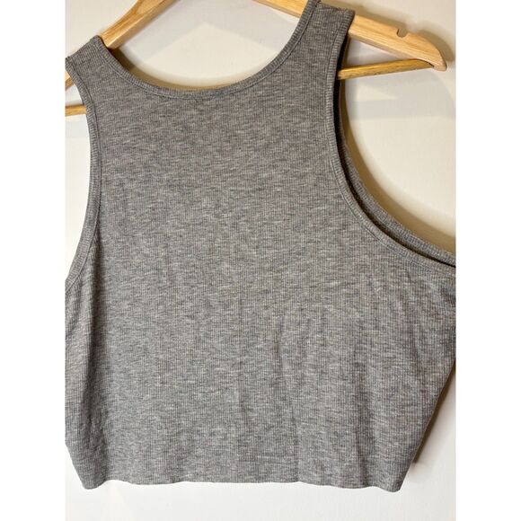 Intimately Free People Gray Cropped Tank Top Size Medium to Large NEW - L6 - Picture 8 of 9